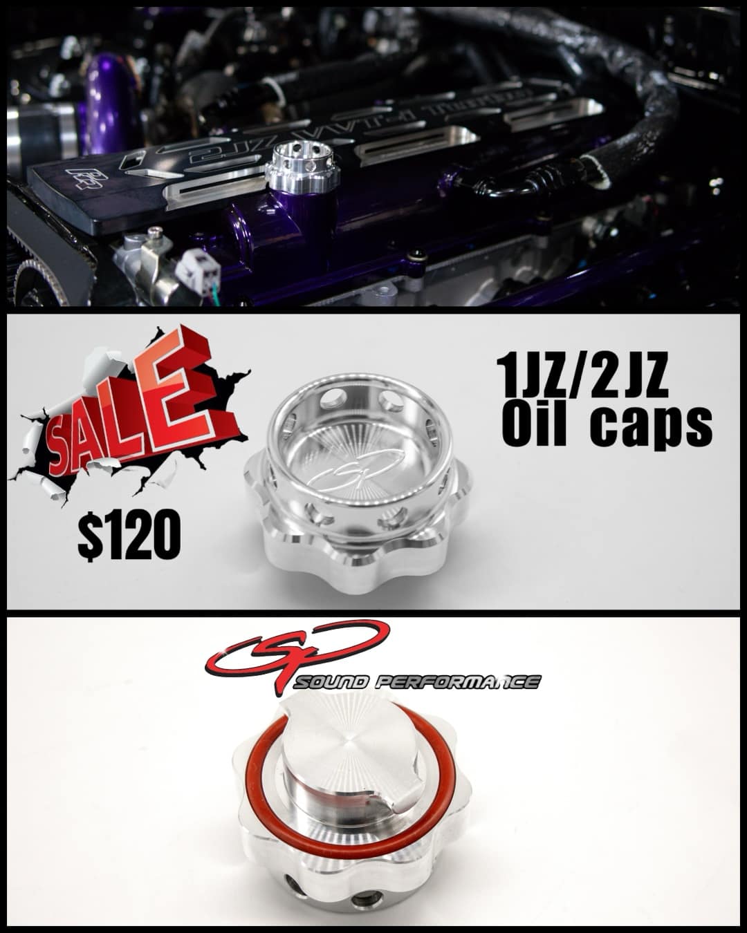 SP Oil Cap - 7M, 1JZ, 2JZ - All 1JZ/2JZ